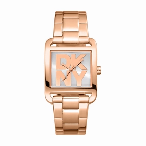 DKNY City Maxi Silver Dial Stainless Steel Watch DK1L001M0055 