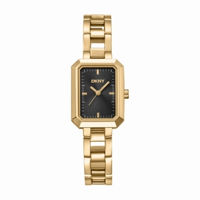 DKNY Uptown Midi Black Dial Stainless Steel Watch DK1L009M0015 