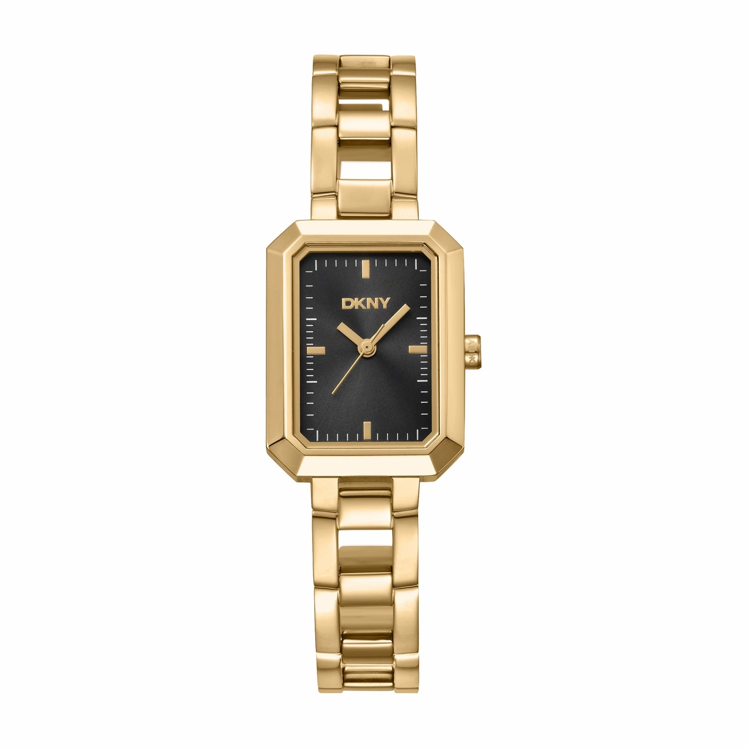 DKNY Uptown Midi Black Dial Stainless Steel Watch DK1L009M0015 