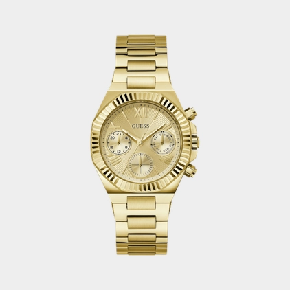 Dress Women Quartz Champagne Dial Chronograph Recycled Steel Watch GW0769L2 women watches best women watches affordable women's watches branded women watches