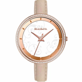 Ellis & Co Dahlia Affordable Leather Watch Leather Watch Discount