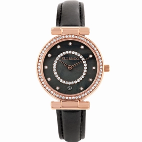 Ellis & Co Pyper Affordable Leather Watch Leather Watch Discount