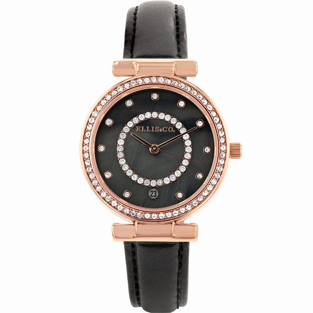 Ellis & Co Pyper Affordable Leather Watch Leather Watch Discount