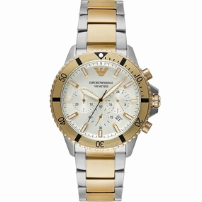 Emporio Armani AR11606 Diver Chrono stainless steel watch clasp High quality stainless steel watch