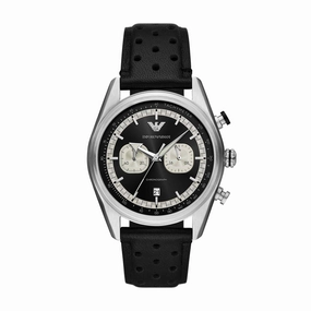 Emporio Armani Black Leather Chronograph Wristwatch AR11635,quartz watch, quartz watches for men, quartz watches for women, best quartz watch, minimalist quartz watch, luxury quartz watch, waterproof quartz watch,analog quartz watch, digital quartz watch,a