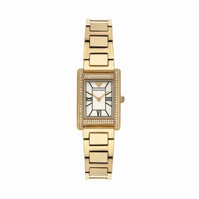 Emporio Armani Mother of Pearl Dial Gold Stainless Steel AR11659 