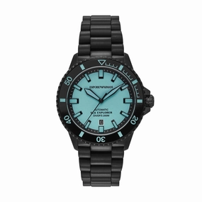 Emporio Armani Sea Explorer Automatic Black Stainless Steel Watch AR60084 
