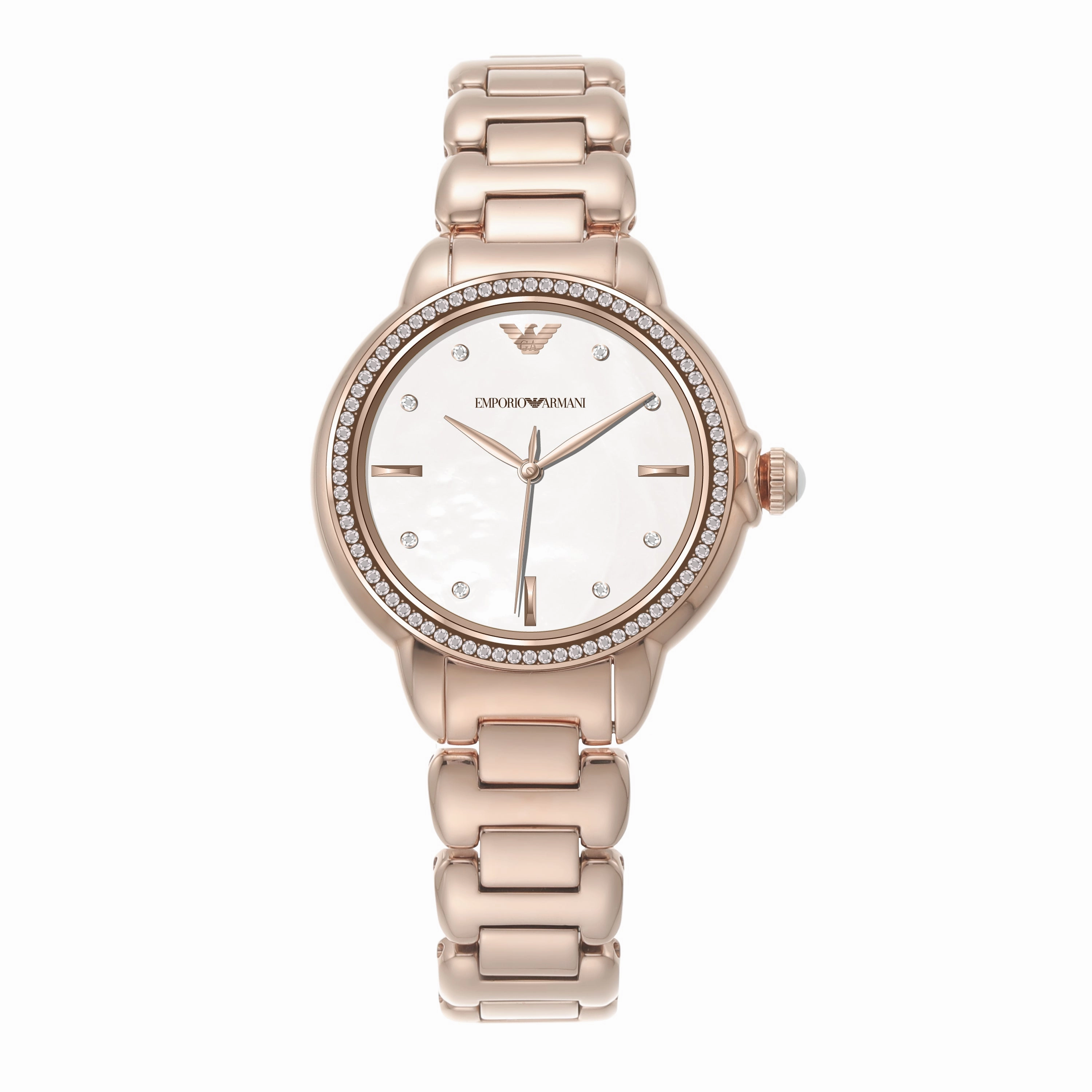 Emporio Armani Women's Sustainable Rose Gold Watch AR11523 