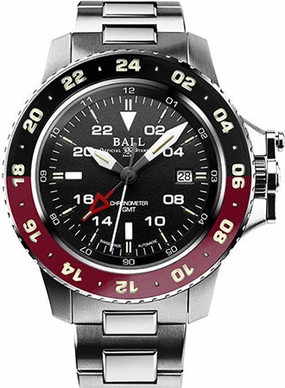 Engineer Hydrocarbon AeroGMT II Black/Red Ref. DG2018C-S3C-BK,automatic watch,automatic watches for men,automatic watches for women,luxury automatic watch,minimalist automatic watch,dress automatic watch,vintage automatic watch,automatic watch sale