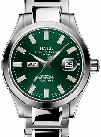 Engineer III Marvelight Chronometer Day-Date Green - Ltd Ed 1000pcs Ref. NM9036C-S1C-GRR,automatic watch,automatic watches for men,automatic watches for women,luxury automatic watch,minimalist automatic watch,dress automatic watch,vintage automatic watch,a