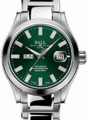 Engineer III Marvelight Chronometer Day-Date Green - Ltd Ed 1000pcs Ref. NM9036C-S1C-GRR,automatic watch,automatic watches for men,automatic watches for women,luxury automatic watch,minimalist automatic watch,dress automatic watch,vintage automatic watch,a