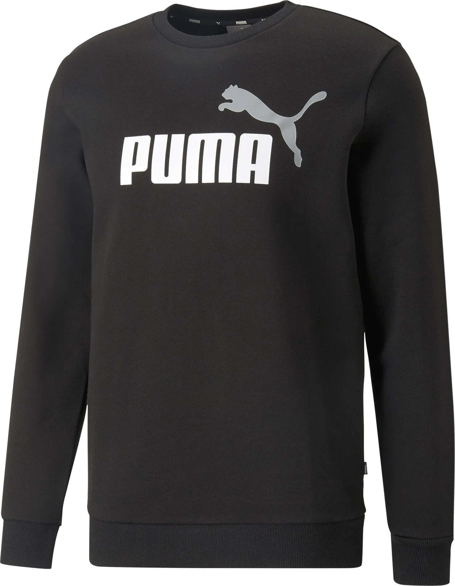 Essentials  2 Coloured Big Logo Fleece Crew