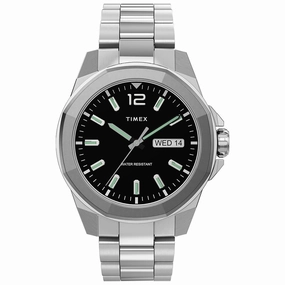 Essex Avenue Day-Date 44mm Stainless Steel Band stainless-steel watches stainless steel watch bands stainless steel watches cheap