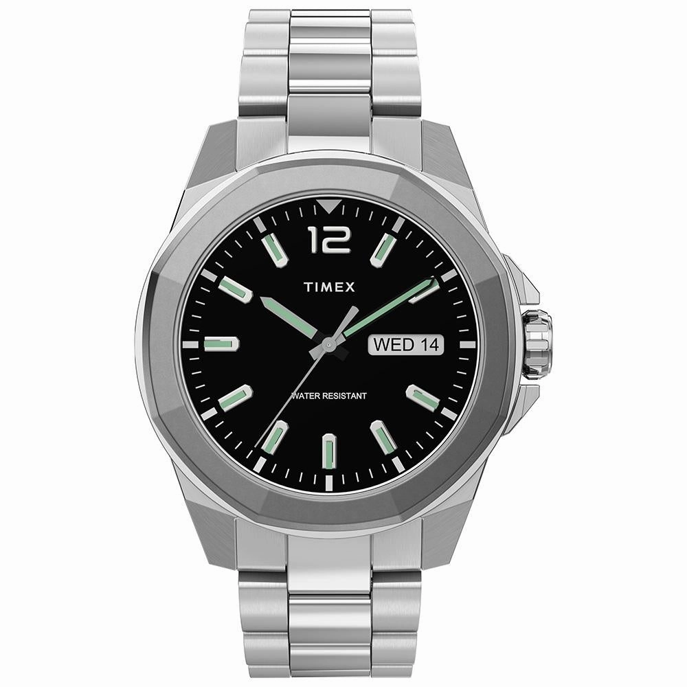 Essex Avenue Day-Date 44mm Stainless Steel Band stainless-steel watches stainless steel watch bands stainless steel watches cheap
