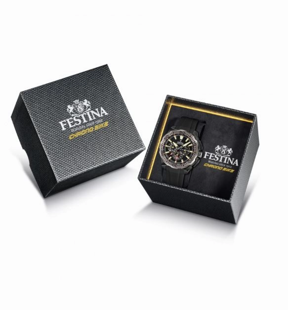 Festina Chrono Bike Black Rubber Strap Watch f20726/3