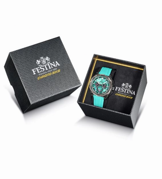 Festina Chrono Bike Blue Rubber Strap Watch f20726/2