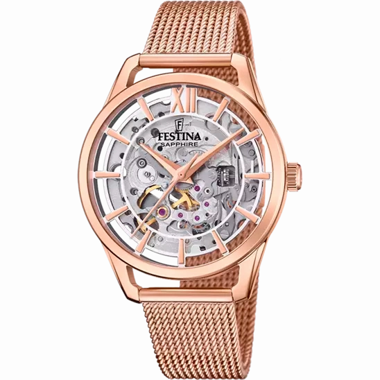 Festina Silver Dial Stainless Steel Strap Women's Watch F20628/2 