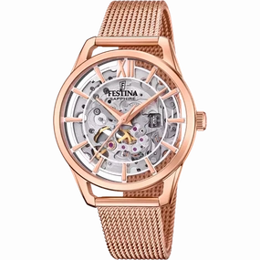 Festina Silver Dial Stainless Steel Strap Women's Watch F20628/2 
