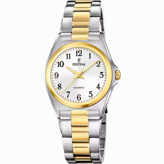 Festina Women's Elegance Stainless Steel Watch with White Dial F20556/1 