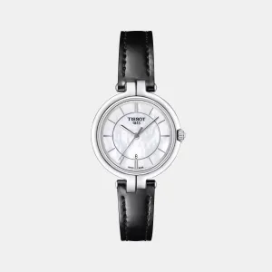 Flamingo T-Lady Women Analog White Mother-Of-Pearl Dial Quartz Leather Watch T0942101611100 budget    watches    watches classic