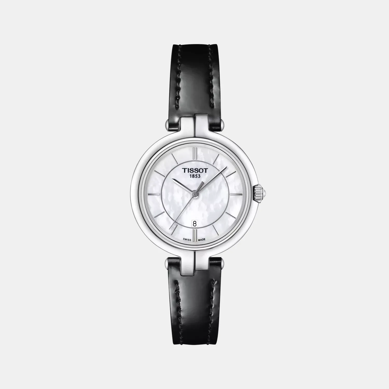 Flamingo T-Lady Women Analog White Mother-Of-Pearl Dial Quartz Leather Watch T0942101611100 budget    watches    watches classic