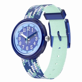 Flik Flak Braid in Blue Kids Watch FPNP169 
