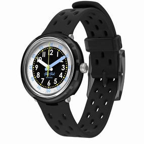 Flik Flak Fizz in Black Bubbly Hours Kids Watch FCNP001,seiko watches,mens watches,watches designer,watches discount,watches for women,best kids watches,kids watches designer,kids watches for boys,girls kids watches