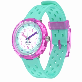 Flik Flak Fizz in Mint Bubbly Hours Kids Watch FCNP003 