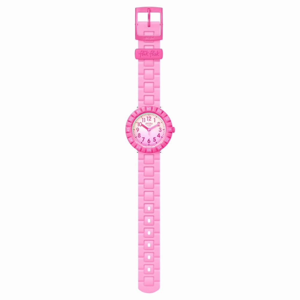 Flik Flak Pink Splash Kids Watch FCSP125