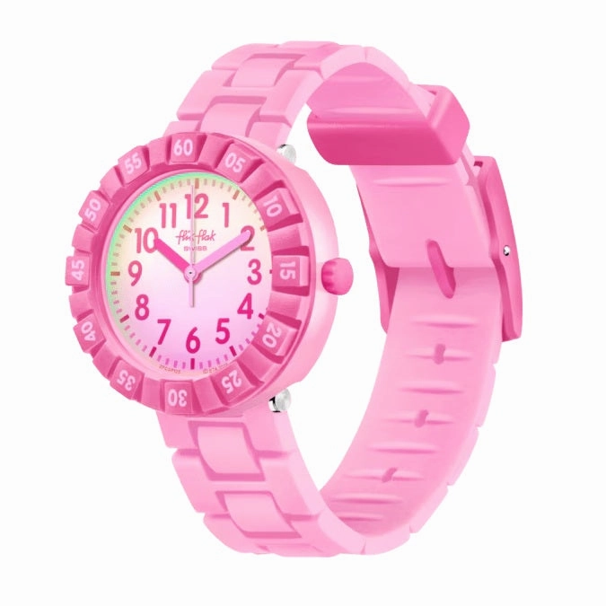 Flik Flak Pink Splash Kids Watch FCSP125,seiko watches,mens watches,watches designer,watches discount,watches for women,best kids watches,kids watches designer,kids watches for boys,girls kids watches