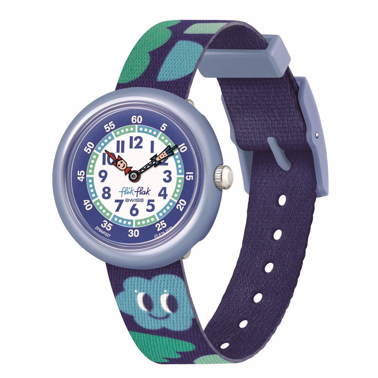 Flik Flak Smiling Clouds Kids Watch FBNP227 