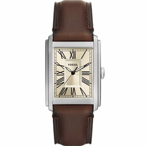 Fossil Carraway FS6012 Affordable Leather Watch Leather Watch Discount