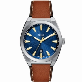 Fossil Everett FS6115 Affordable Leather Watch Leather Watch Discount