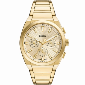Fossil Everett FS6119 Chronograph stainless steel watch clasp High quality stainless steel watch