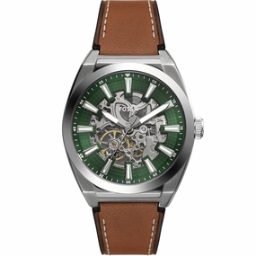Fossil Everett ME3261 Automatic Affordable Leather Watch Leather Watch Discount