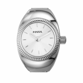 Fossil Exquisite Silver Ring Watch ES5245 with Two-Hand Movement,quartz watch, quartz watches for men, quartz watches for women, best quartz watch, minimalist quartz watch, luxury quartz watch, waterproof quartz watch,analog quartz watch, digital quartz wa