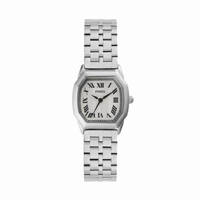 Fossil Harlow Three-Hand Cream Dial Stainless Steel Watch ES5363 