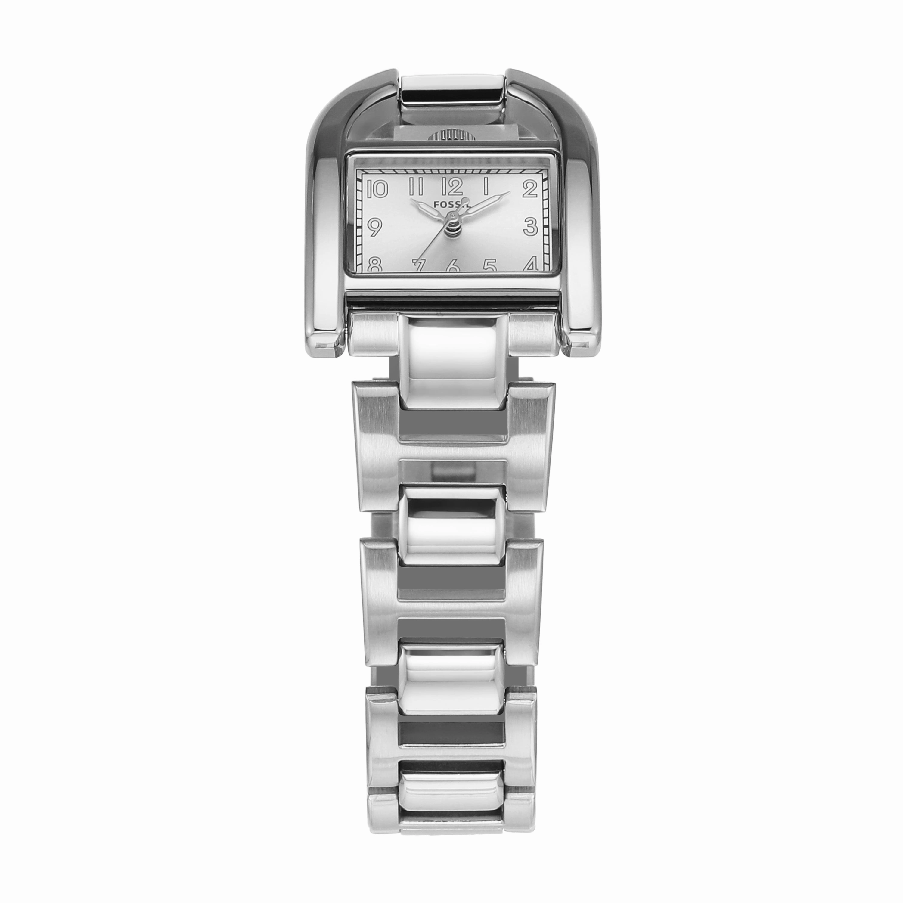 Fossil Harwell Sleek Stainless Steel Three-Hand Watch ES5326