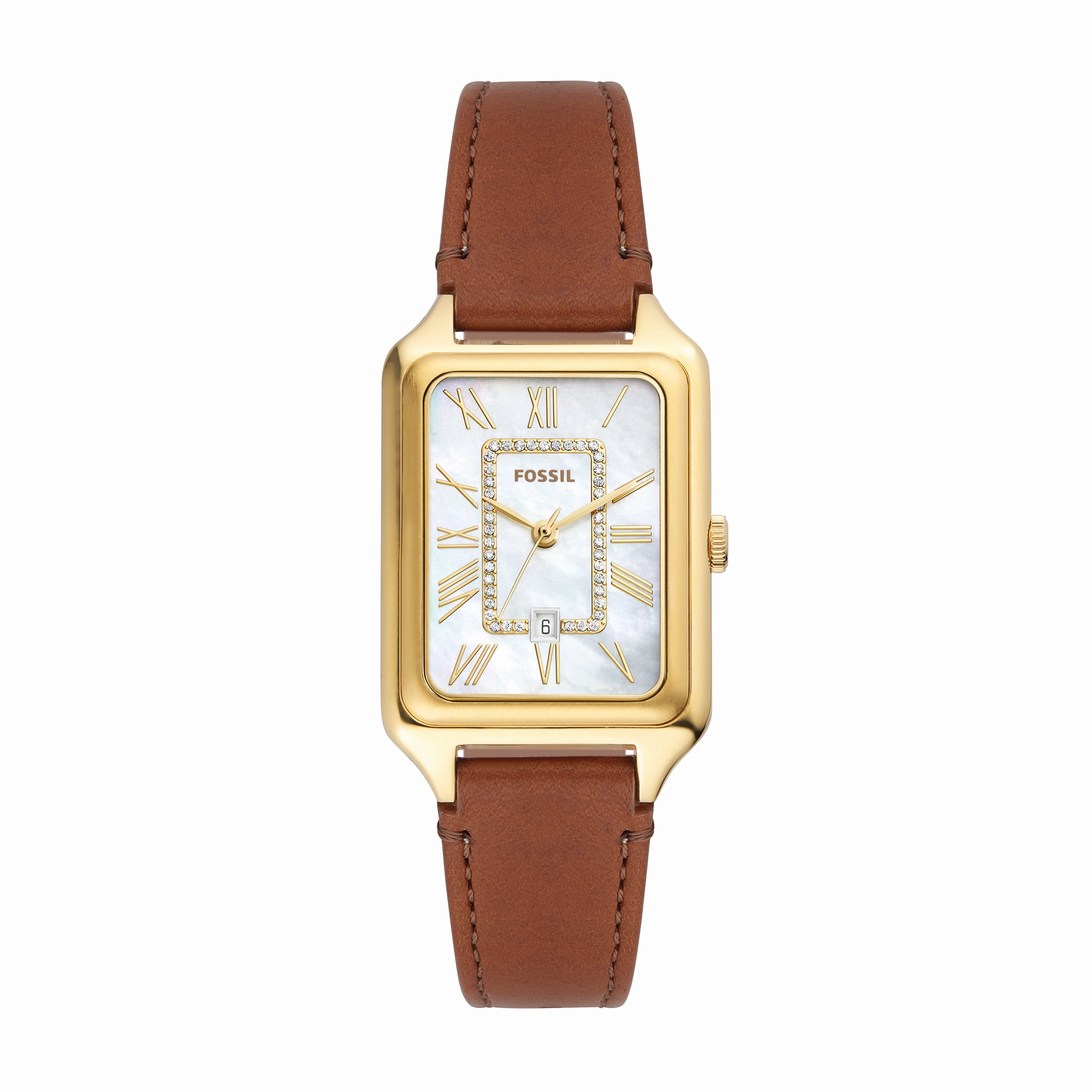 Fossil Raquel Brown Leather Band Mother of Pearl Dial Womens Watch ES5307,quartz watch, quartz watches for men, quartz watches for women, best quartz watch, minimalist quartz watch, luxury quartz watch, waterproof quartz watch,analog quartz watch, digital 