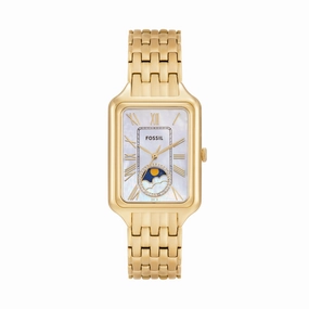 Fossil Raquel Sun Moon Multifunction Gold Stainless Steel Watch ES5398 
