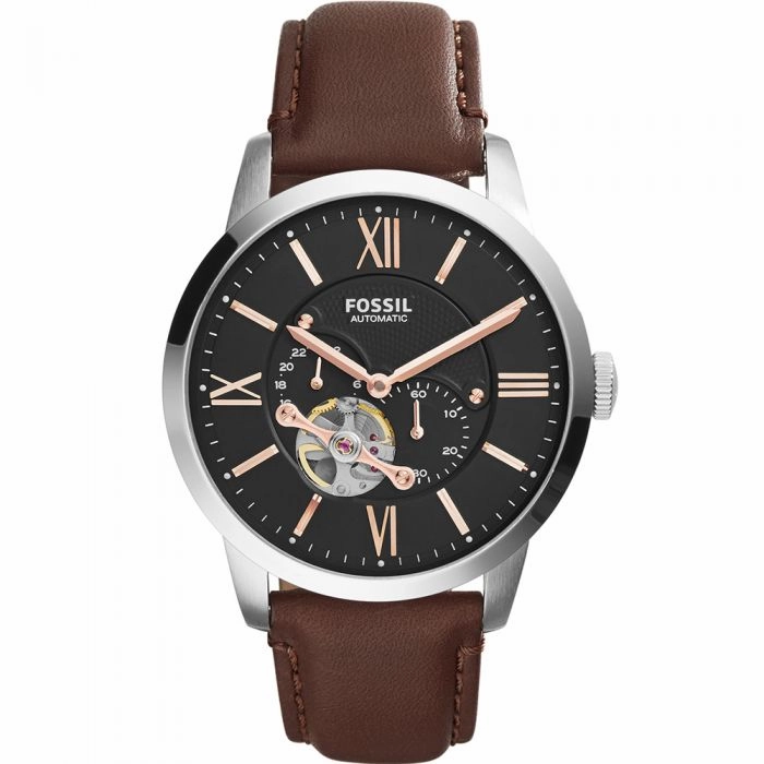 Fossil Townsman ME3061 Automatic Multi-Function Affordable Leather Watch Leather Watch Discount