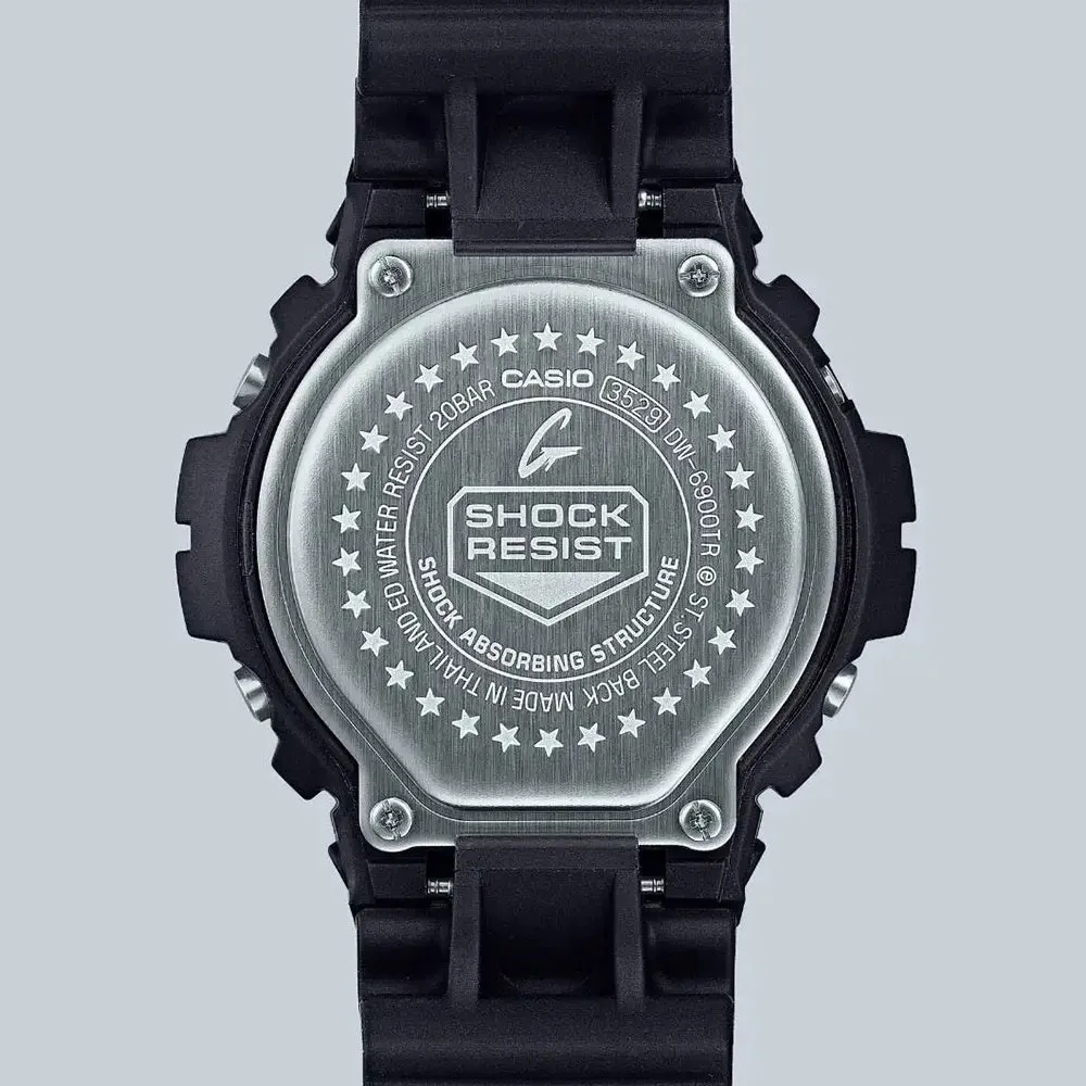    G Shock 30th Anniversary Edition Digital Watch Black DW-6900TR-1ER