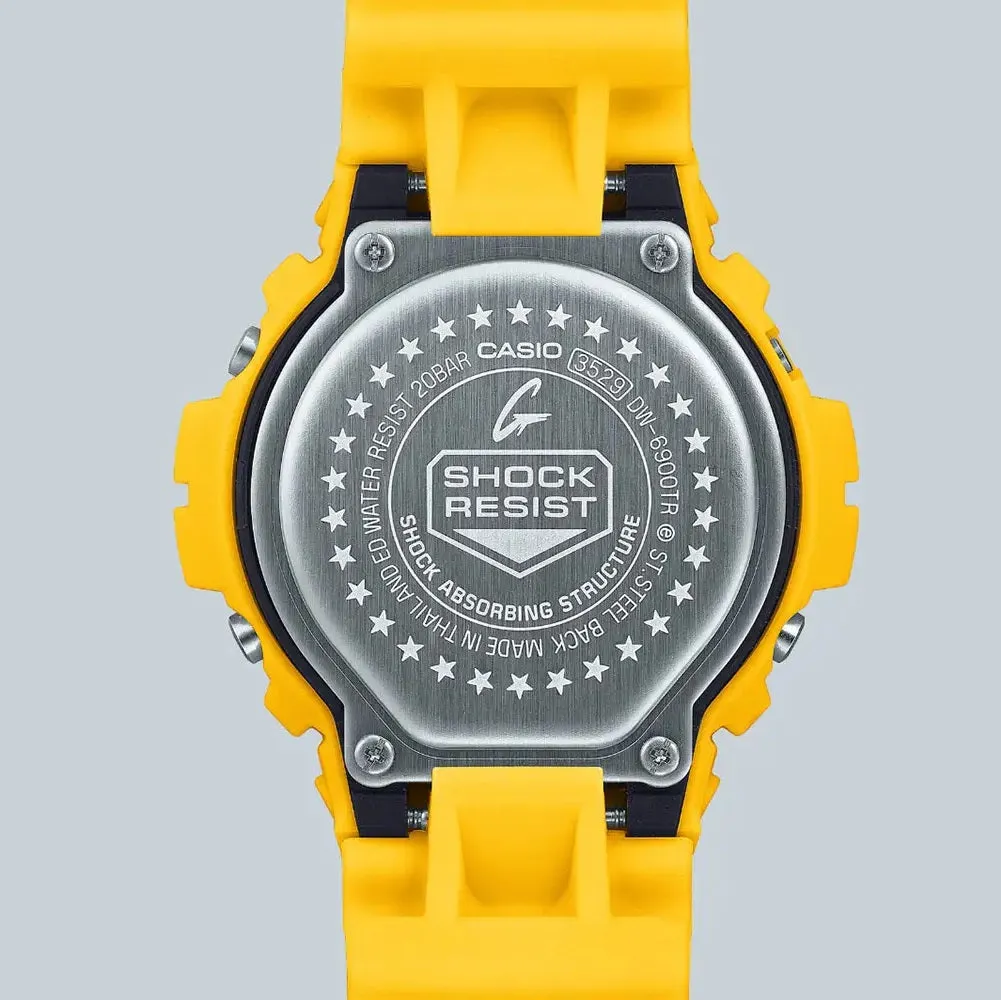    G Shock 30th Anniversary Edition Digital Watch Yellow DW-6900TR-9ER