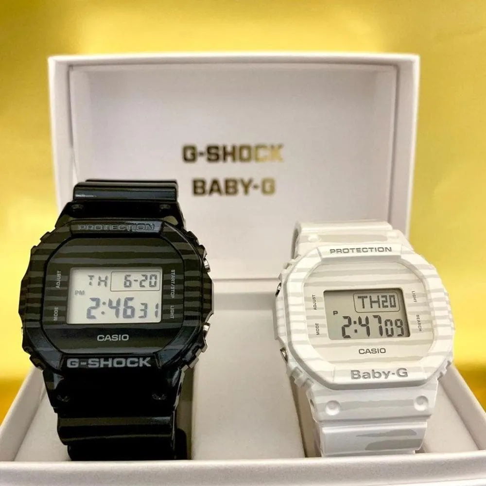   G-SHOCK & BABY-G SLV-19B-1DR-P COUPLE'S SET