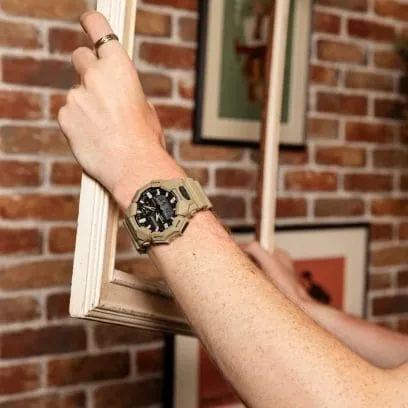   G-Shock Analog-Digital Black Resin GA-010 With P Series