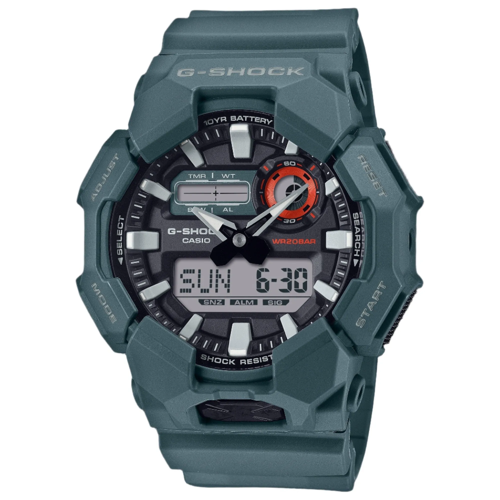   G-Shock Analog-Digital Black Resin GA-010 With P Series