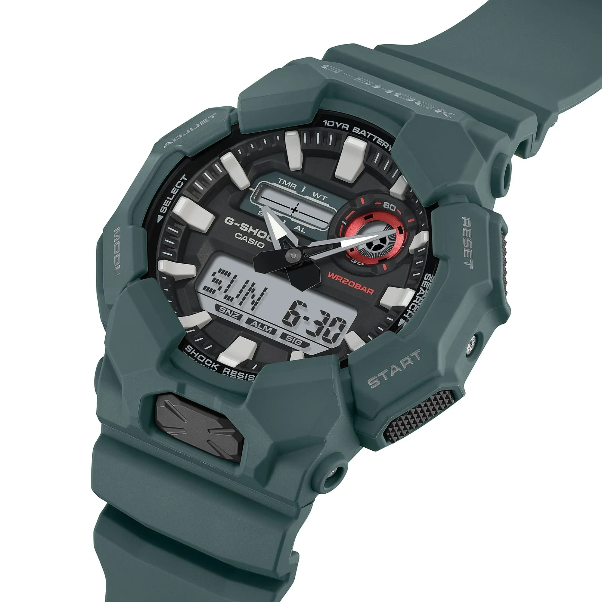   G-Shock Analog-Digital Black Resin GA-010 With P Series