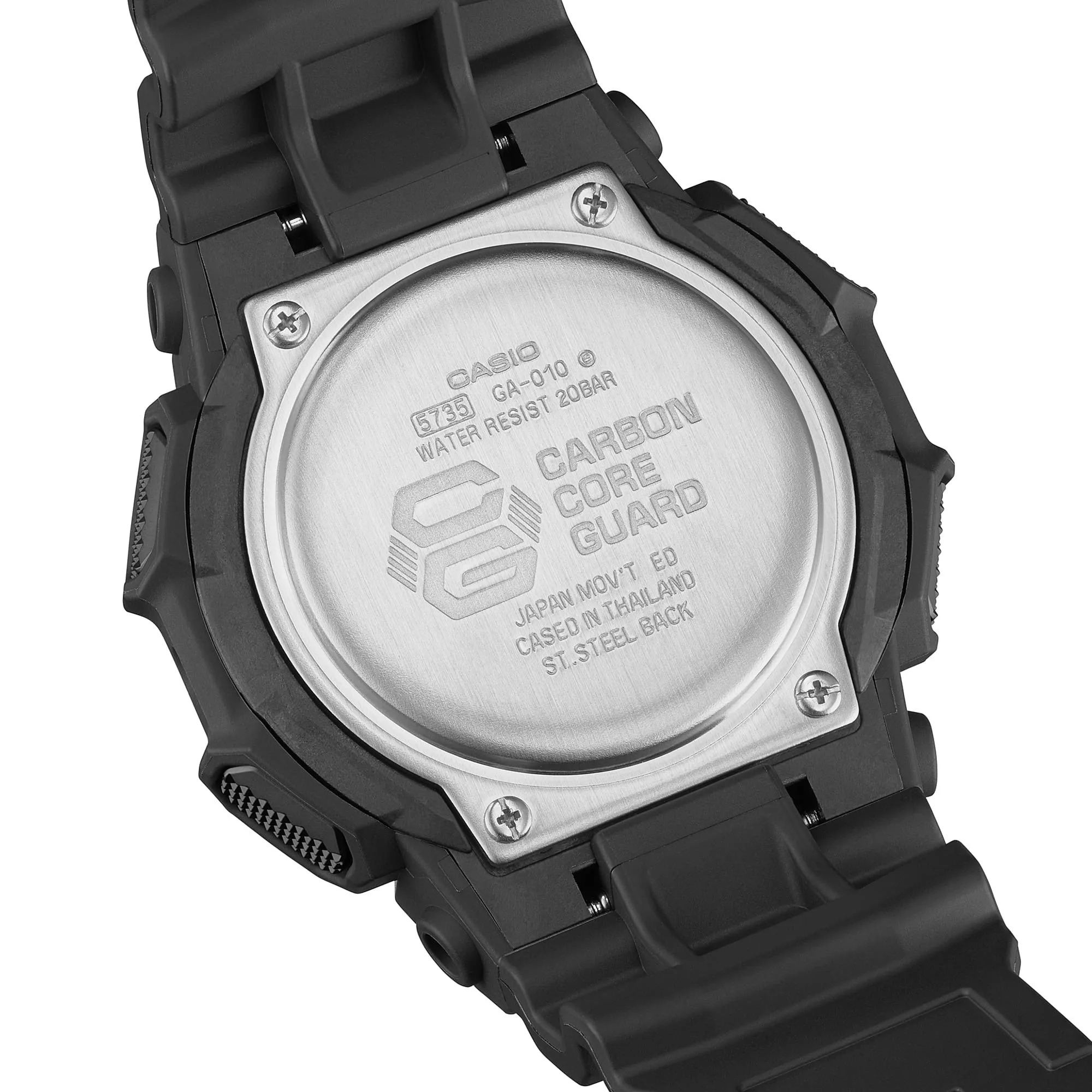   G-Shock Analog-Digital Black Resin GA-010 With P Series