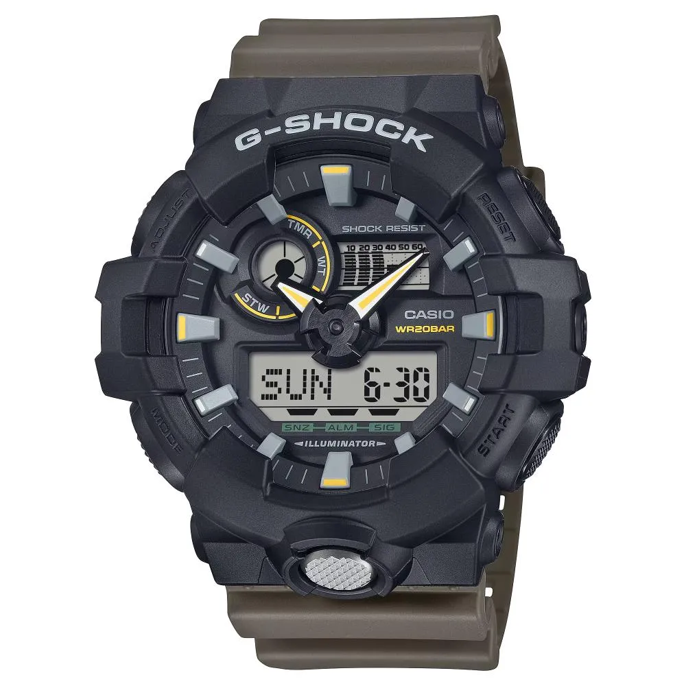 Casio G-Shock Analog-Digital Shock Resistant Resin Men's Watch GA-710TU-1A3DR 