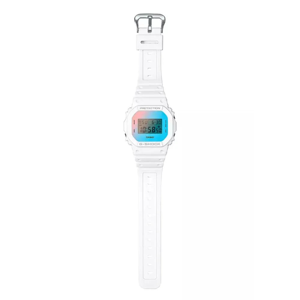   G-Shock Beach Time White Band Digital Men's Watch DW-5600TL-7DR-P